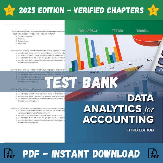 Test Bank – Data Analytics for Accounting, 3rd Edition (Richardson, 2022)-ExamThrive